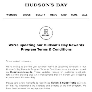 Hudson's Bay,新人集结号