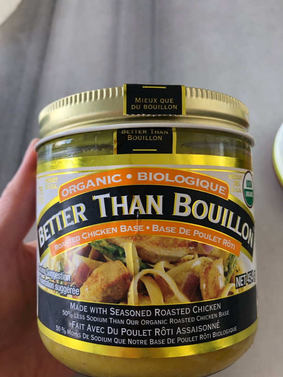 Better Than Bouillon Organic Roasted Chicken Base, Reduced Sodium - 16 Oz, 1 Pounds: Amazon.ca: Grocery