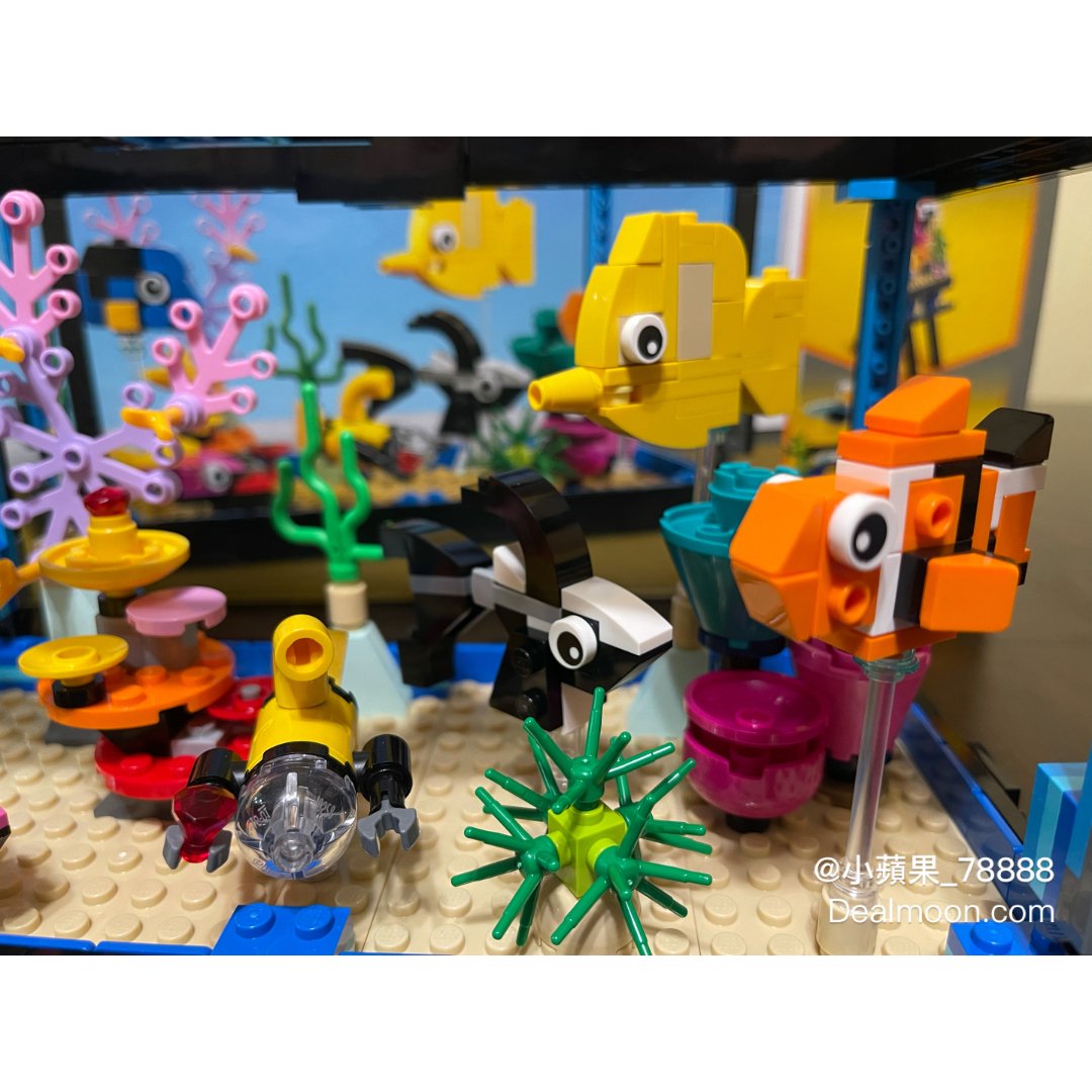 得客兼容乐高海底世界水母7023乌龟7024鱼缸摆件积木拼装玩具批发-阿里巴巴