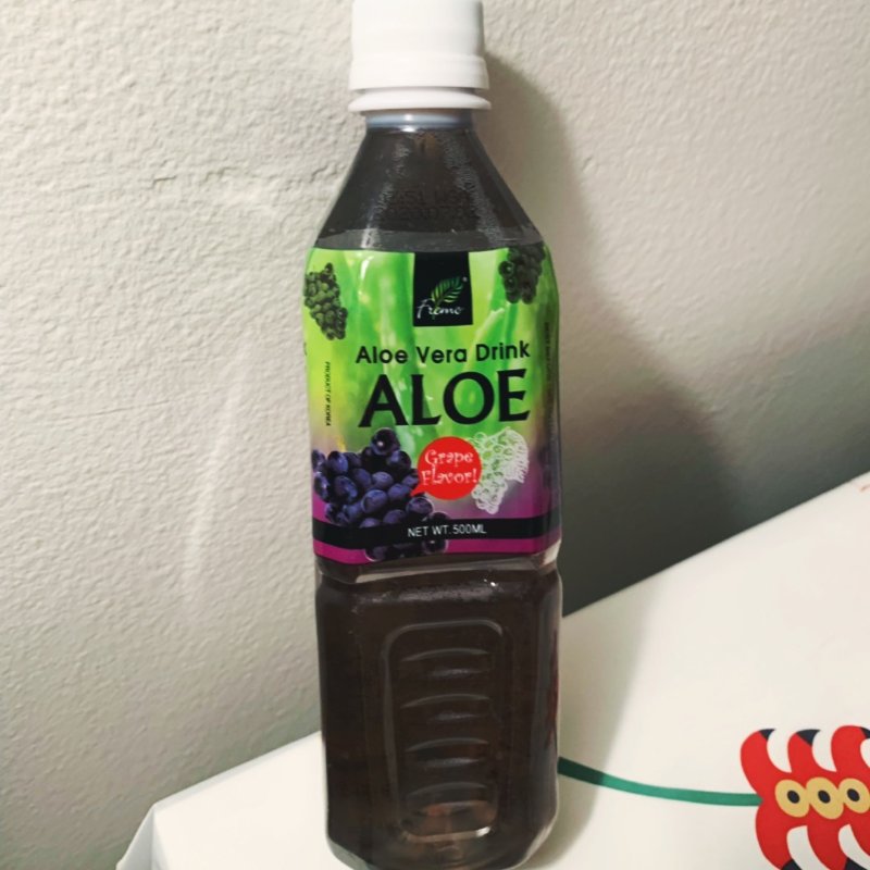 发布了晒货1年前 aloe vera drink aloe 这款是葡萄味道的.