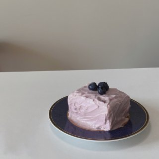 蓝莓黑米蛋糕💜一些好看的蓝莓甜点...
