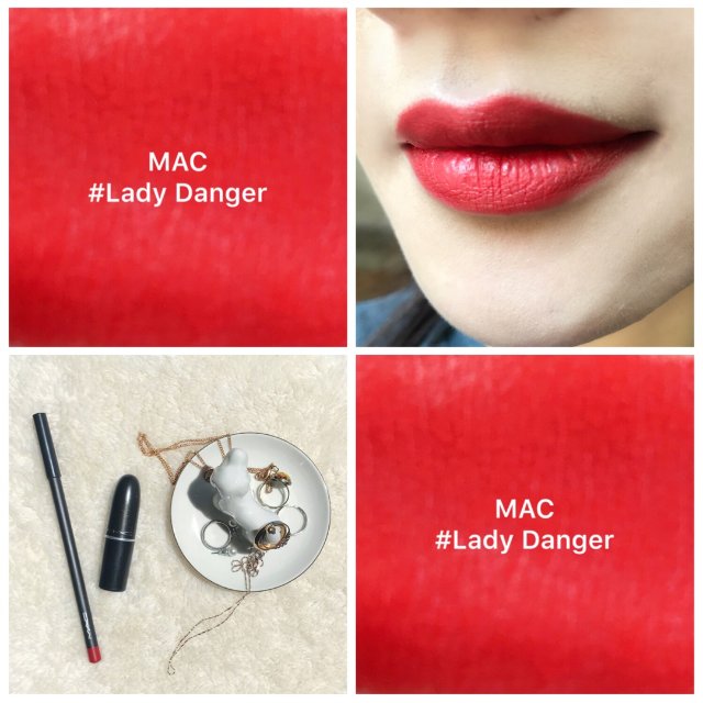 上次口红节撸的mac新欢lady danger～自从入手lady danger以后,chilli