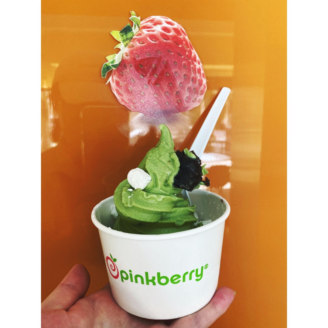 pinkberry 红豆抹茶麻吉冰淇淋