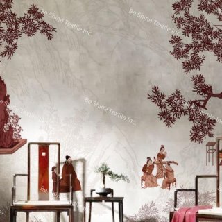 Custom Fabric Wallpaper Company | Be Shine Textile Inc.