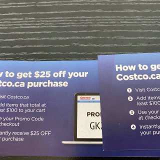買Costco會員禮卡，贈25優惠卷...