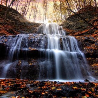 叹为观止的美景👉🏻完美的秋季游从看瀑布开...