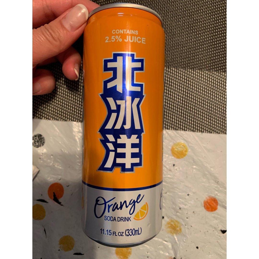 北冰洋 橙汁汽水 罐装 330ml