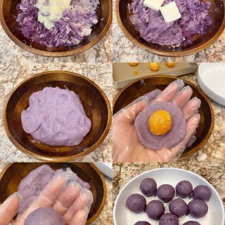 一看就心动系列的甜品 ｜紫薯芋泥蛋黄千层...