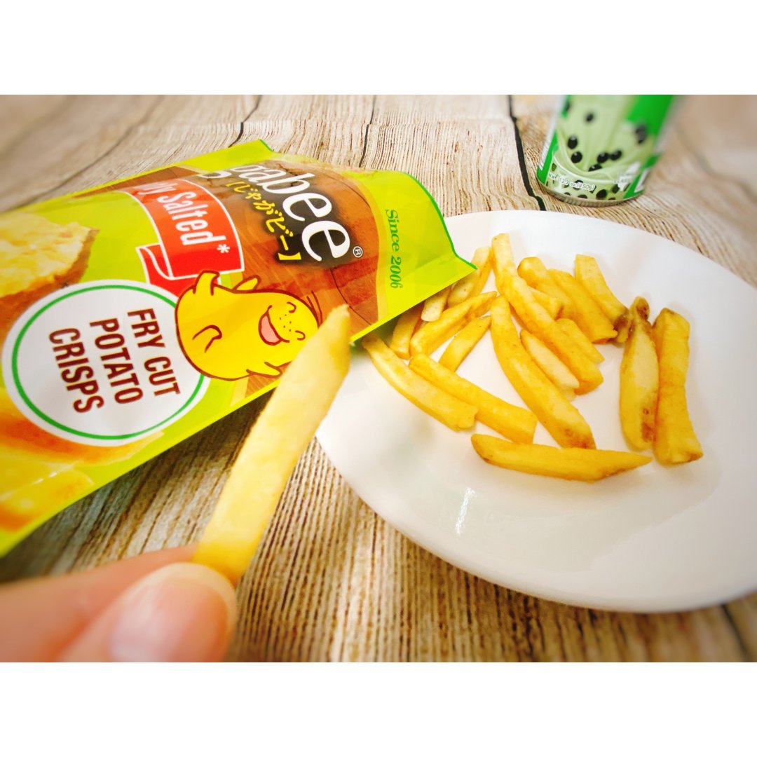网红食品卡乐b薯条三兄弟淡盐原味薯条试吃