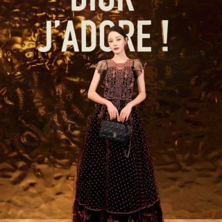 迪丽热巴 in Dior 2024早春成...