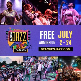 海滩国际爵士音乐节🎶本周末免费重返多伦多...