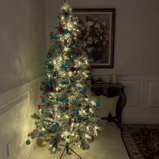会发光会变色的圣诞树🎄...