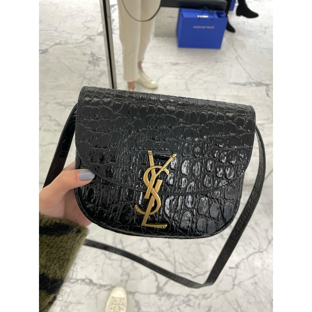 ysl|saint laurent|kaia鳄鱼压纹款