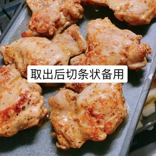 【超快手的白酱鸡肉意面】的做法...