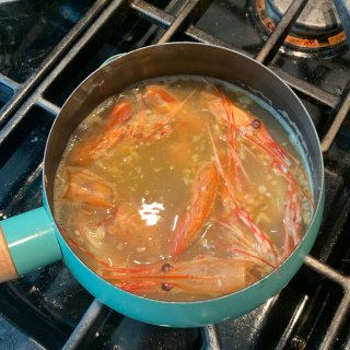 蝦頭熬湯