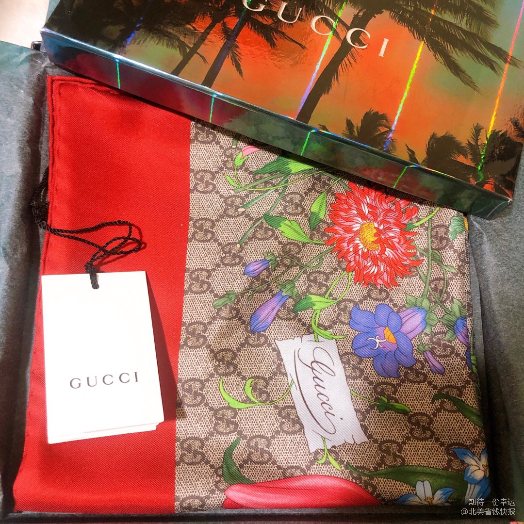 gucci丝巾