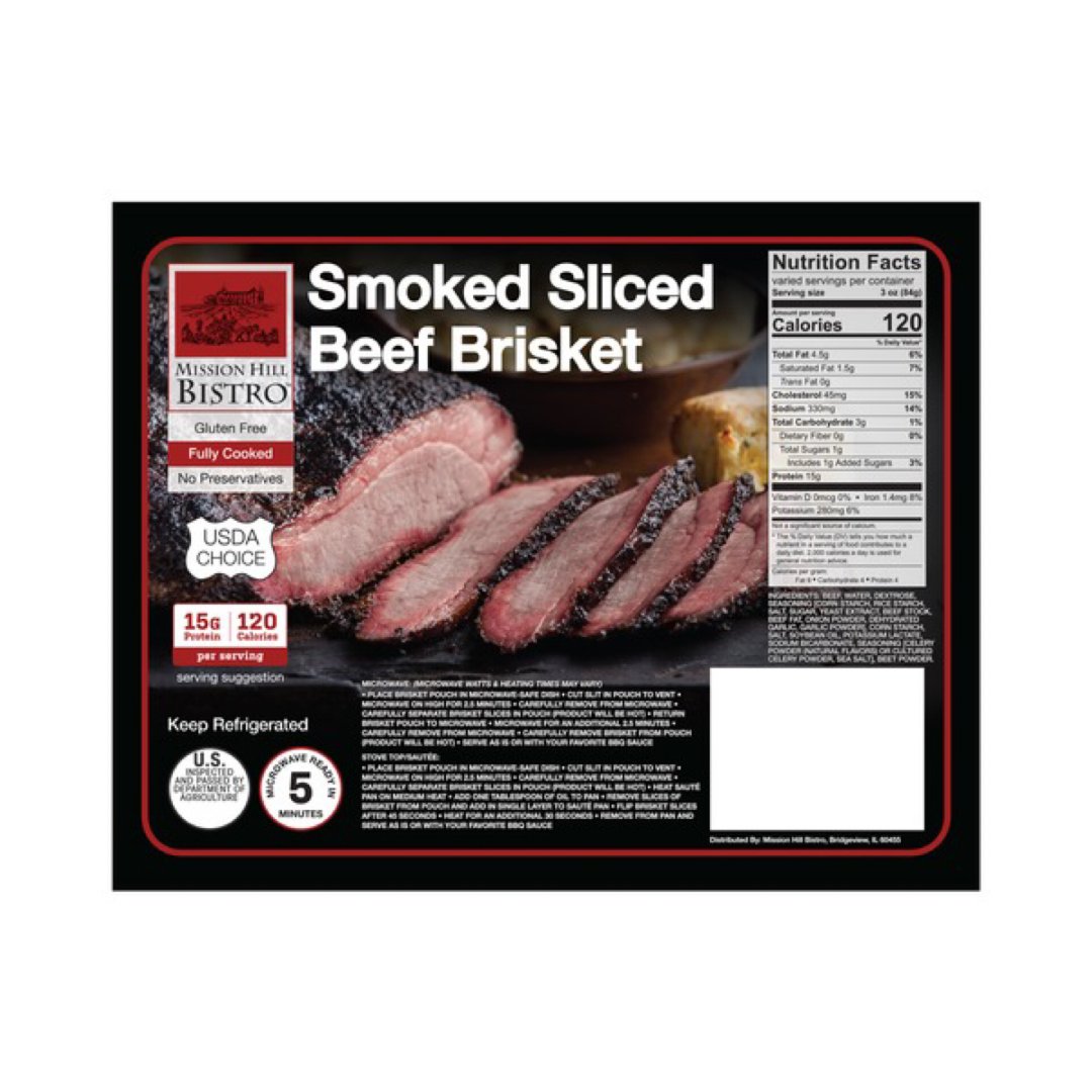 hill bistro的smoked sliced beef brisket回来尝尝～ 8