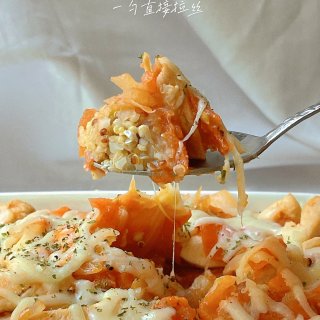是日料理｜芝士番茄鸡肉焗饭🍅藜麦版...