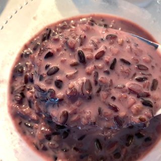 紫米燕麦牛奶粥❤️比奶茶还香...