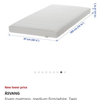 IKEA twin mattress o...