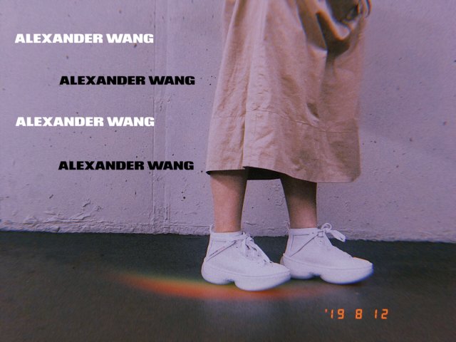 泫雅同款🔥Alexander Wang 厚底运动鞋