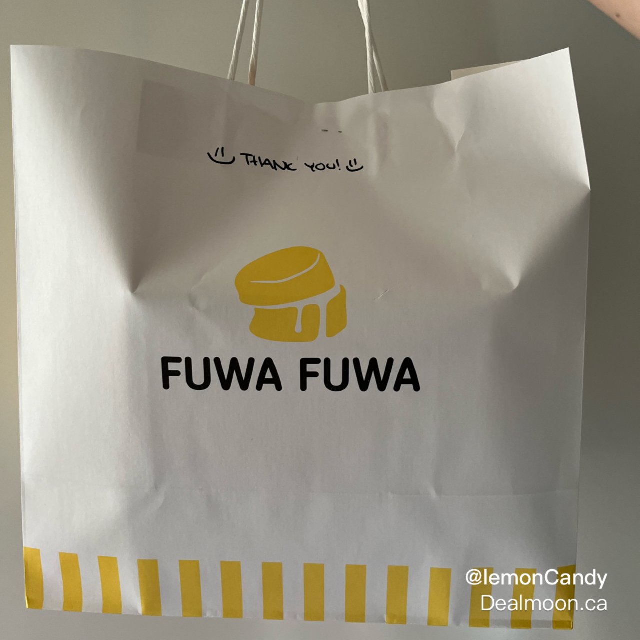 Uber点的Fuwa Fuwa甜品...