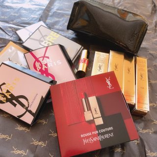 YSL Beauty 圣罗兰美妆,送的,这堆也是送的