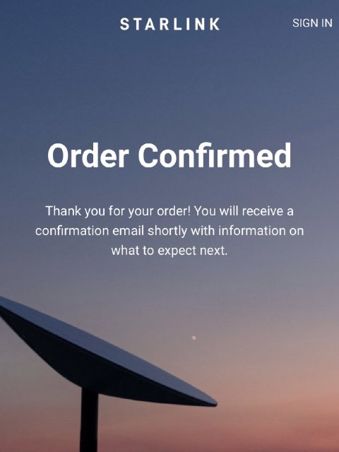 加拿大开始接受SpaceX星链网络预定🛰️