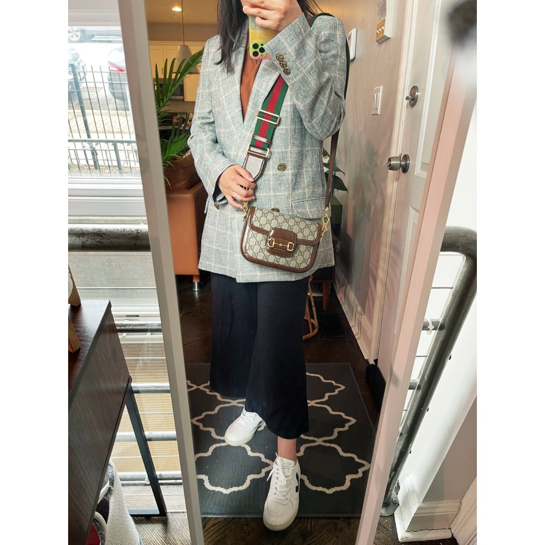 gucci1955mini马衔扣超赞size77双肩带