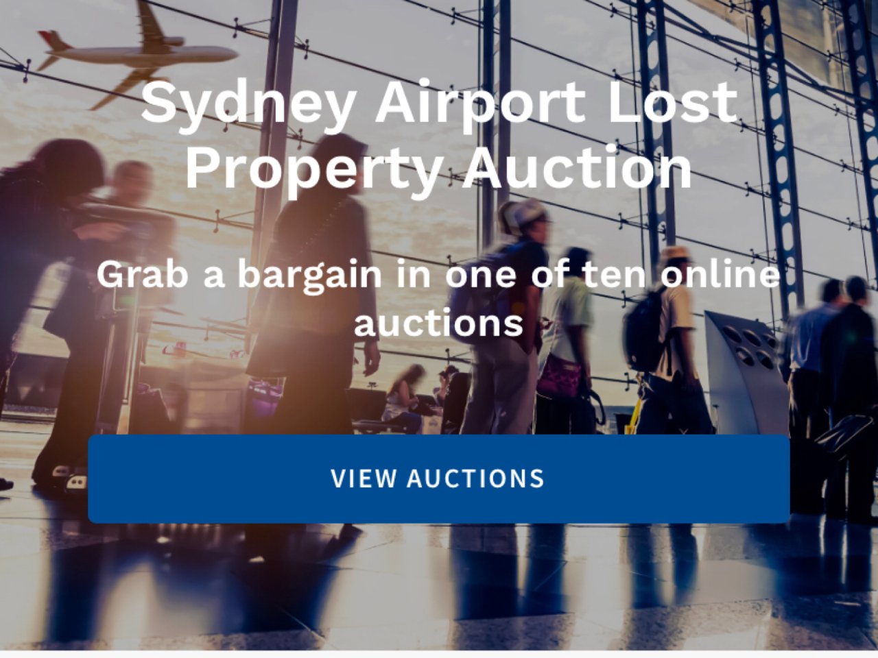 Sydney Airport Lost Property Auction