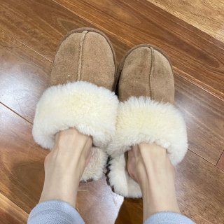 Easy Steps Peggy Chestnut Suede Slippers | MYER