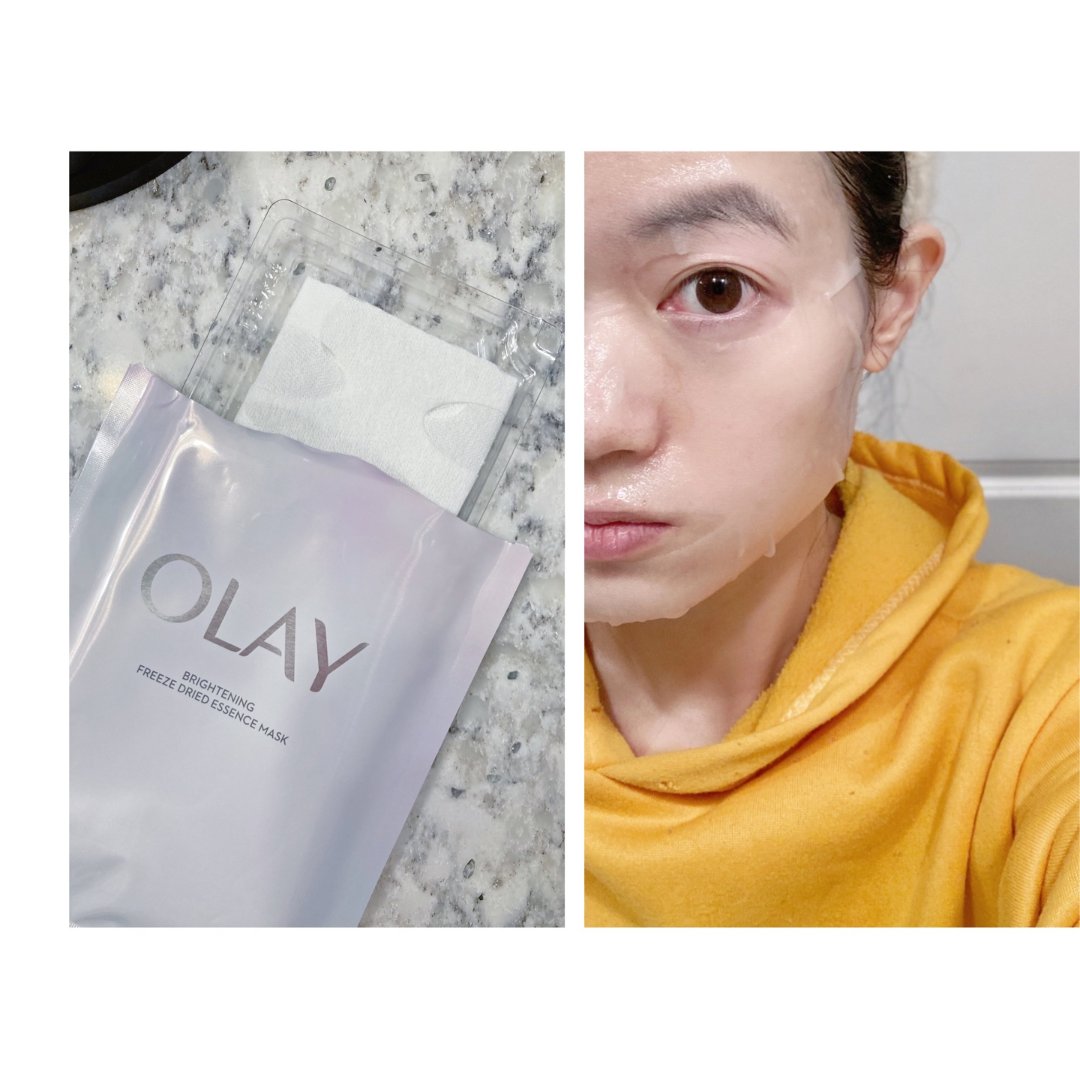 olay发光冻干面膜