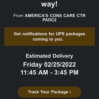 UPS更改配送方式需要额外收费🤔...