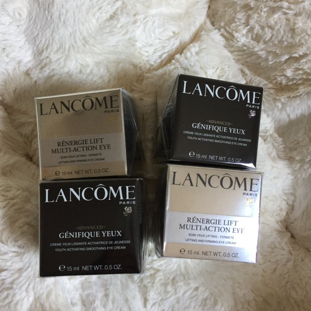 兰蔻官网买一赠一入的眼霜,感觉年纪到了开始初老,每天要抹好几次眼霜