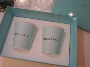 收到朋友送的圣诞礼物 Tiffany蓝 骨瓷杯💠