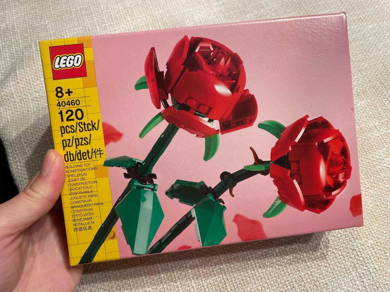 用金币兑换的第一个礼物/LEGO玫瑰花 ...