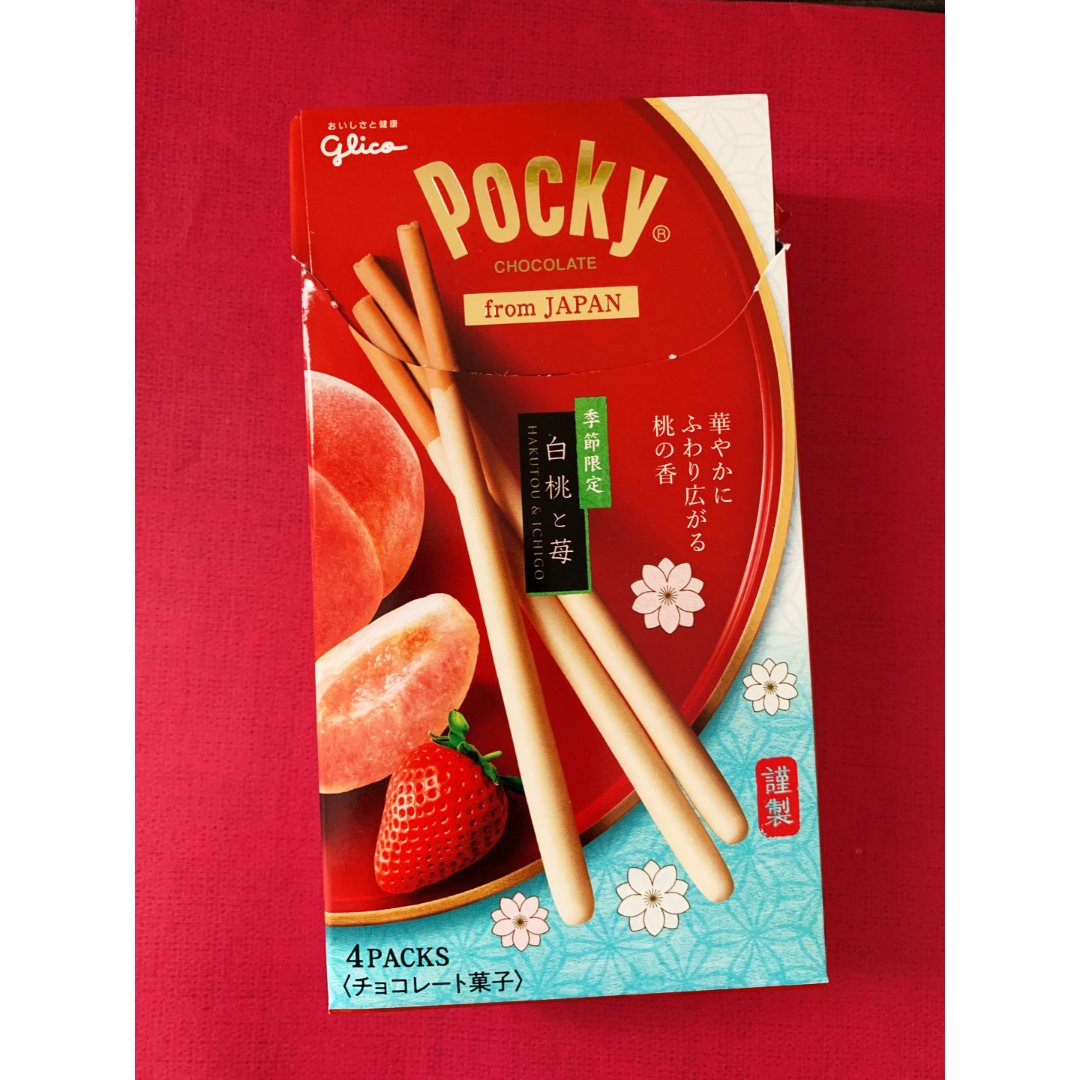 pocky白桃草莓味