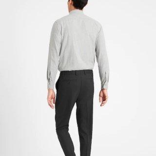 Slim Solid Non-Iron Stretch Pant | Banan