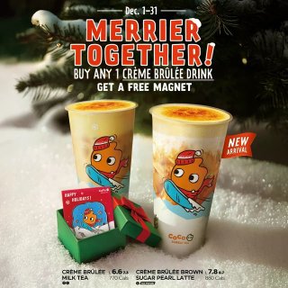 安省CoCo买布蕾系列送限定节日冰箱贴✨...