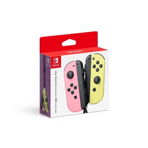 Switch Joy-Con 淡雅粉红色/淡雅黄色