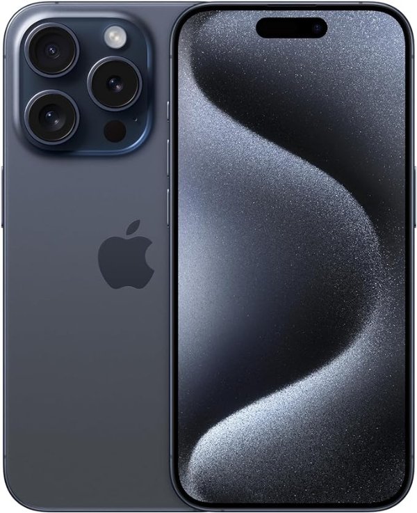 iPhone 15 Pro (128 GB) - 蓝色钛金属