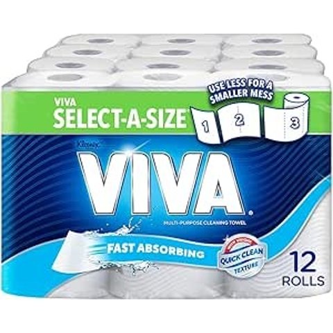 VIVA 纸巾, 12 Count (Pack of 1)