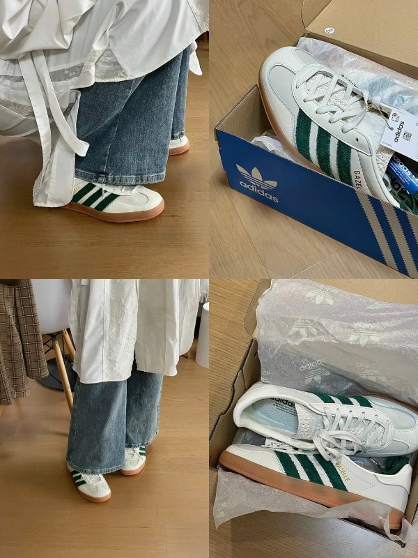 Adidas Gazelle 白绿