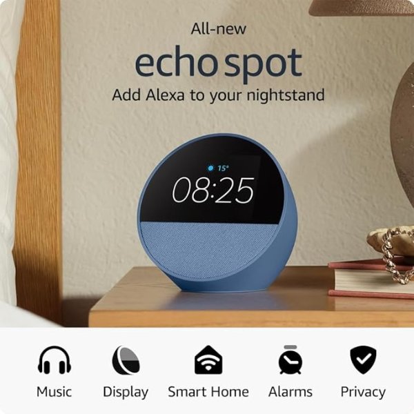 Echo Spot 2024 智能语音箱