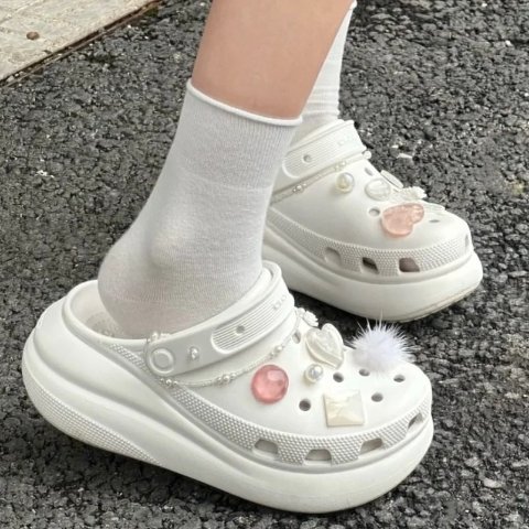 降了❗️厚底云朵$63折扣上新！Crocs 洞洞鞋🔥爆款泡芙$59