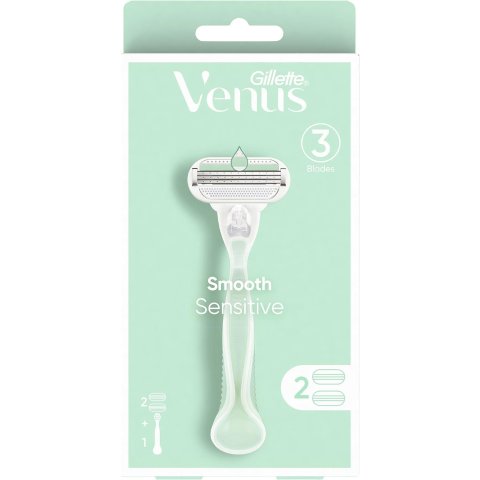 Gillette Venus 芦荟敏感肌脱毛刀+2刀片