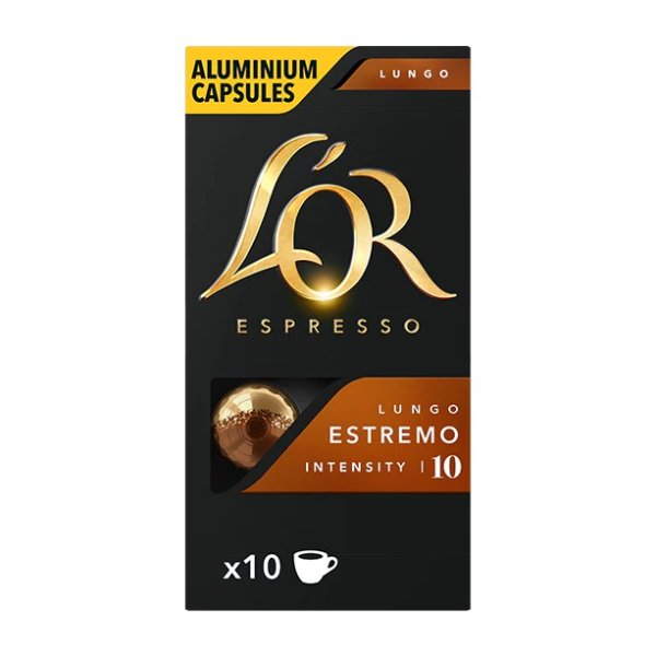 L'OR Espresso - Lungo Estremo - 每包 10 粒