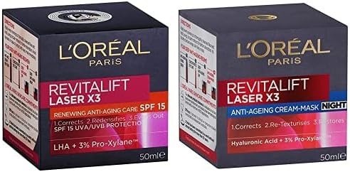 Revitalift Laser x3, 复颜光学面霜套装