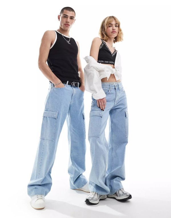 Jeans 90s 牛仔工装裤