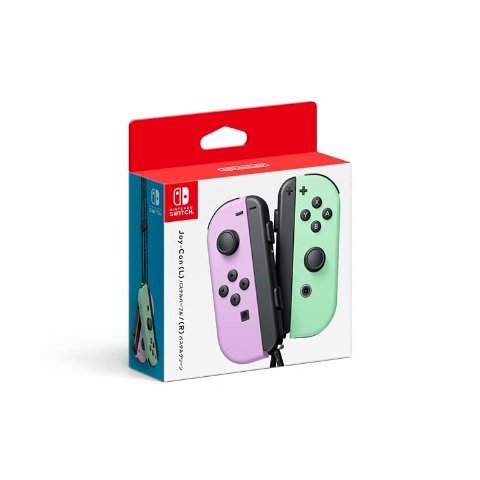 Switch Joy-Con 淡雅紫色/淡雅绿色